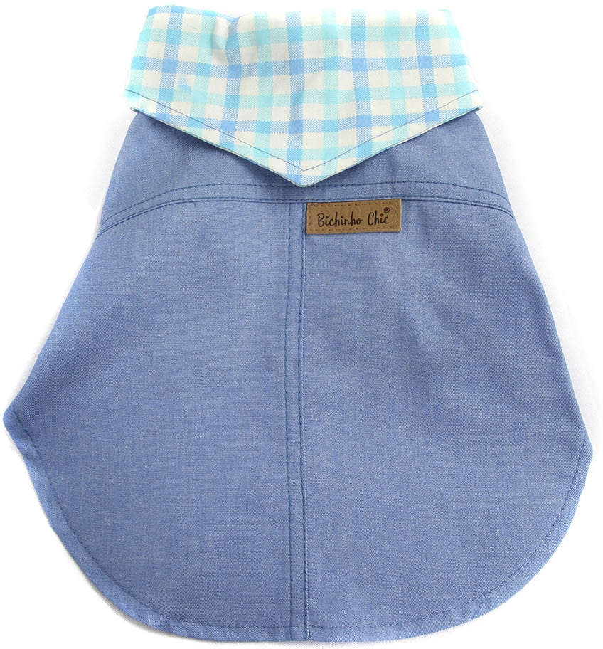 Camiseta Bichinho Chic Azul Indigo - Tam. 04