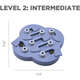 Brinquedo Interativo Nina Ottosson Tabuleiro Dog Hide N Slide Blue