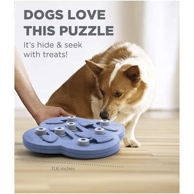 Brinquedo Interativo Nina Ottosson Tabuleiro Dog Hide N Slide Blue