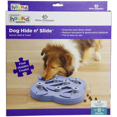 Brinquedo Interativo Nina Ottosson Tabuleiro Dog Hide N Slide Blue
