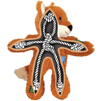 Brinquedo Pelúcia Kong Wild Knots Raposa
