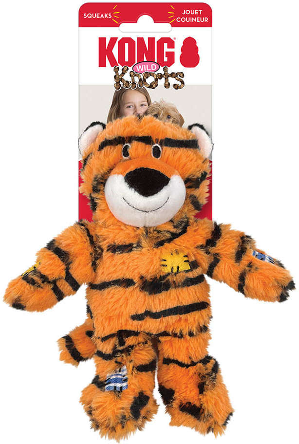 Brinquedo Pelúcia Kong Wild Knots Tigre - Tam. M