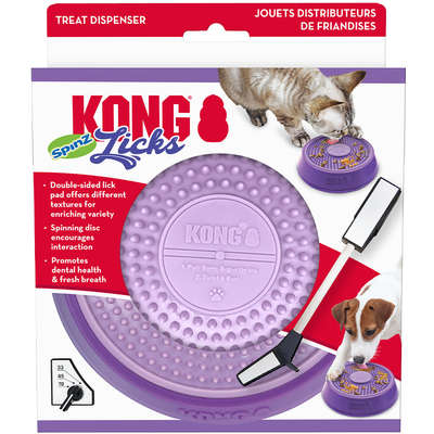 Brinquedo Interativo Kong Licks Spinz Tapete de Lamber