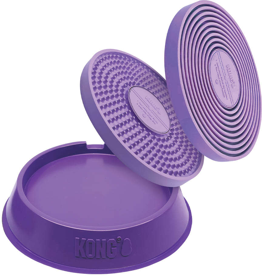 Brinquedo Interativo Kong Licks Spinz Tapete de Lamber - Tam. G