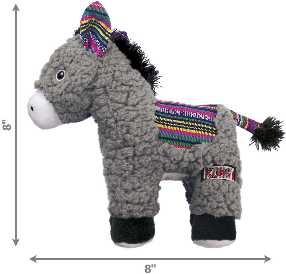 Brinquedo Pelúcia Kong Sherps Donkey Burro - Tam. Único