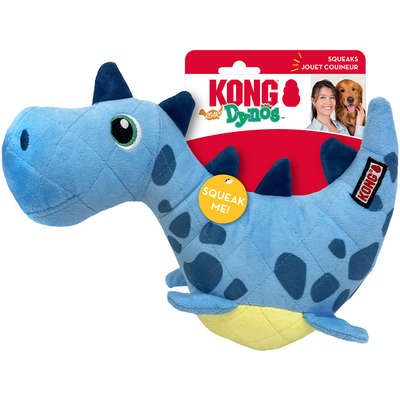 Brinquedo Pelúcia Kong Dynos Roars Azul