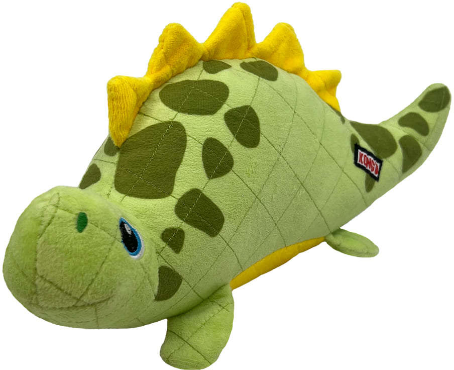Brinquedo Pelúcia Kong Dyno Roars Dinossauro Verde - Tam. Único