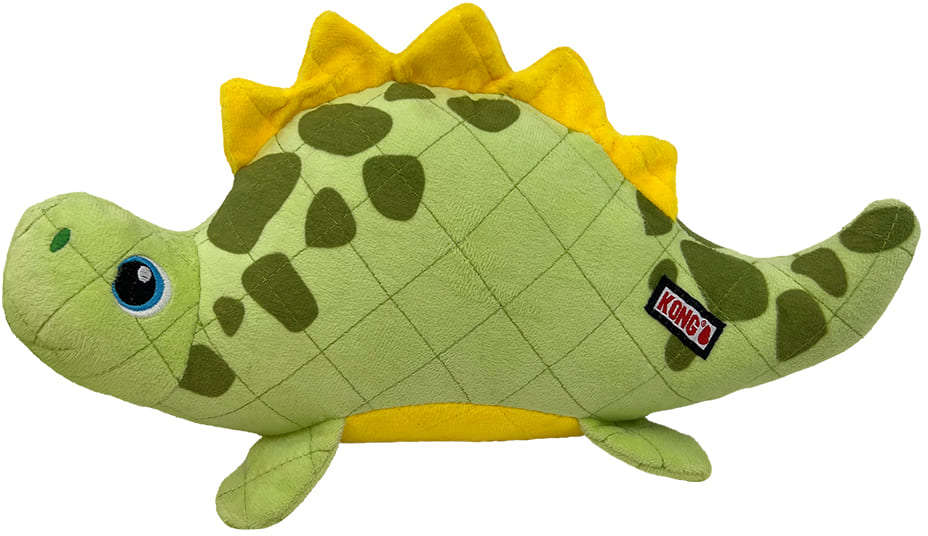 Brinquedo Pelúcia Kong Dyno Roars Dinossauro Verde - Tam. Único