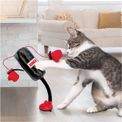 Brinquedo Interativo Kong Connets Punch Bag para Gatos