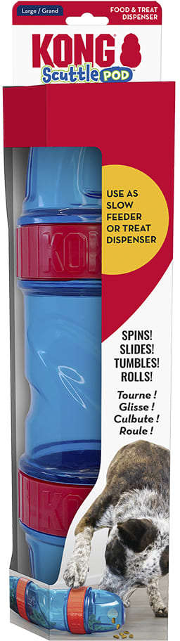 Brinquedo Interativo Kong Scuttle Pod Cápsula com Dispenser de Ração - Tam. Único