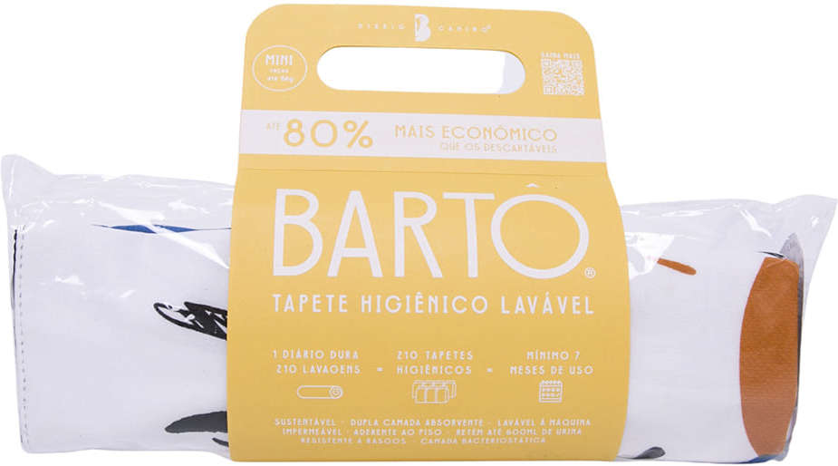 Tapete Lavável Meu Bartô B.Art Diário Canino Mini - Tam. Único