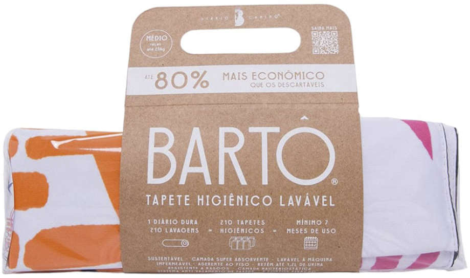 Tapete Lavável Meu Bartô B.Art Diário Canino Médio - Tam. Único
