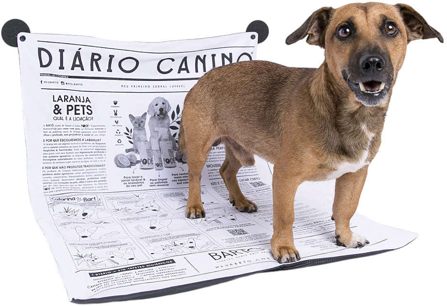 Tapete Higiênico Lavável Meu Bartô Diário Canino - Cães até 25Kg