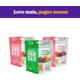Kit Biscoito Natural Quatree Snacks para Cães Adultos Sabor Vegan e Frutas Vermelhas