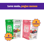 Kit Biscoito Natural Quatree Snacks para Cães Adultos Sabor Vegan e Frutas Vermelhas - 6 Unidades
