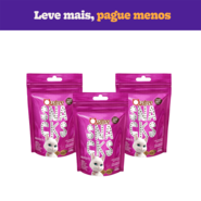 Kit Snack Quatree para Gatos Adultos Sabor Frango Bola de Pelo - 3 Unidades