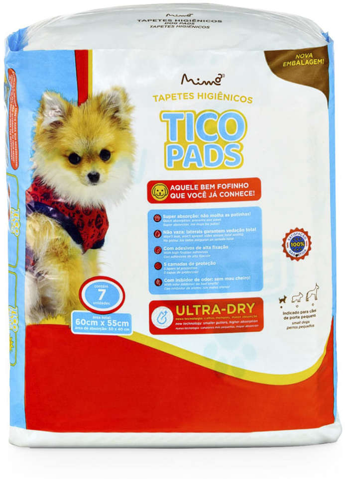 Tapete Higiênico Expet Tico Pads - 07 Unidades