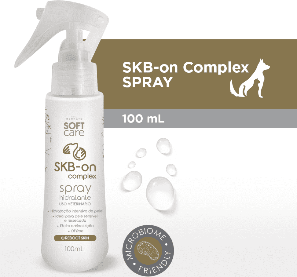 Hidratante Soft Care Spray SKB-on Complex para Cães e Gatos - 100 mL