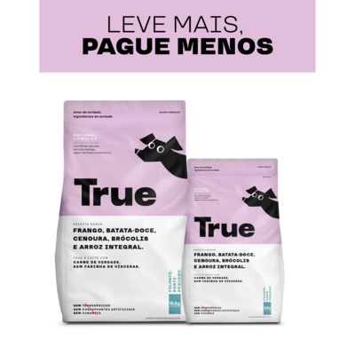 Ração Seca True para Cães Filhotes Raças Pequenas - KIT