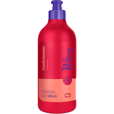 Condicionador Ibasa Pelo Amor para Cães e Gatos - 500 mL