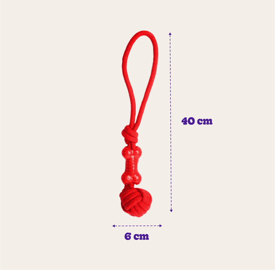 Brinquedo de Corda Kroco Puxador Vermelho - Tam. Único