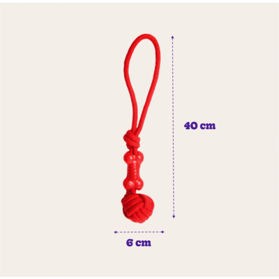 Brinquedo de Corda Kroco Puxador Vermelho