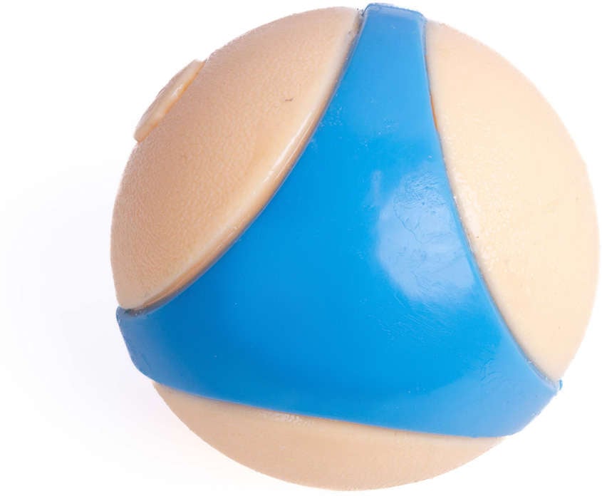 Brinquedo Kroco Bolinha de Borracha Apito Azul para Cães - Tam. G