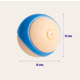 Brinquedo Kroco Bolinha de Borracha Apito Azul para Cães