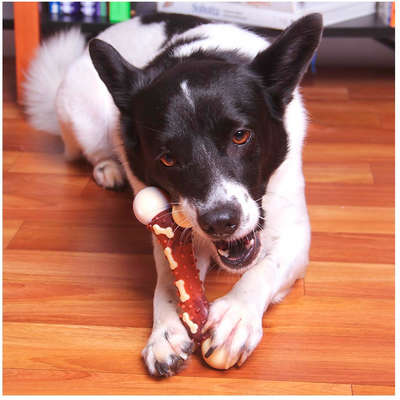 Mordedor Kroco Osso Aromatizado Bacon para Cães