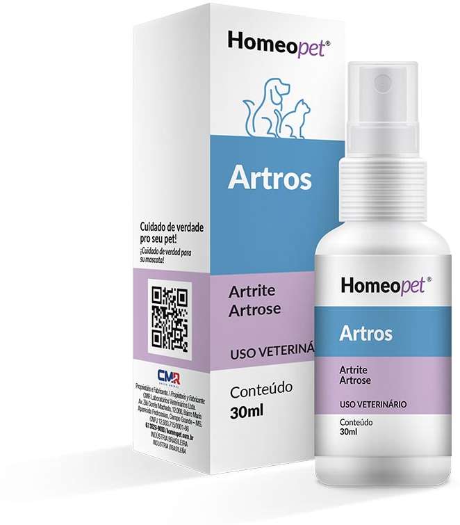 Sistema de Terapia Homeopet Artrose e Artrite Artros - 30 mL
