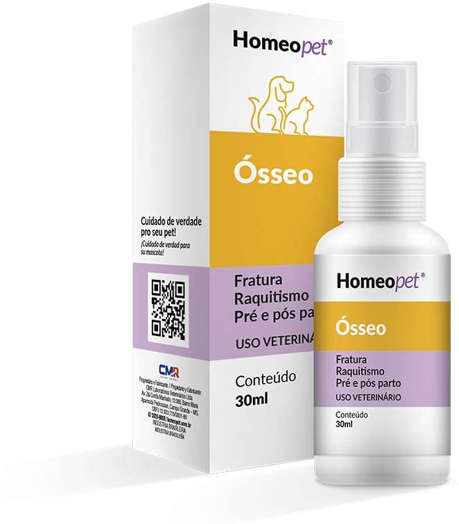 Sistema de Terapia Homeopet Cicatrização Ósseo - 30 mL