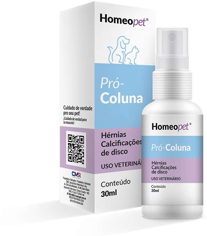 Sistema de Terapia Homeopet Doenças da Coluna Pró-Coluna - 30 mL