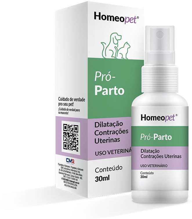 Sistema de Terapia Homeopet Auxílio ao Parto Pró-Parto - 30 mL