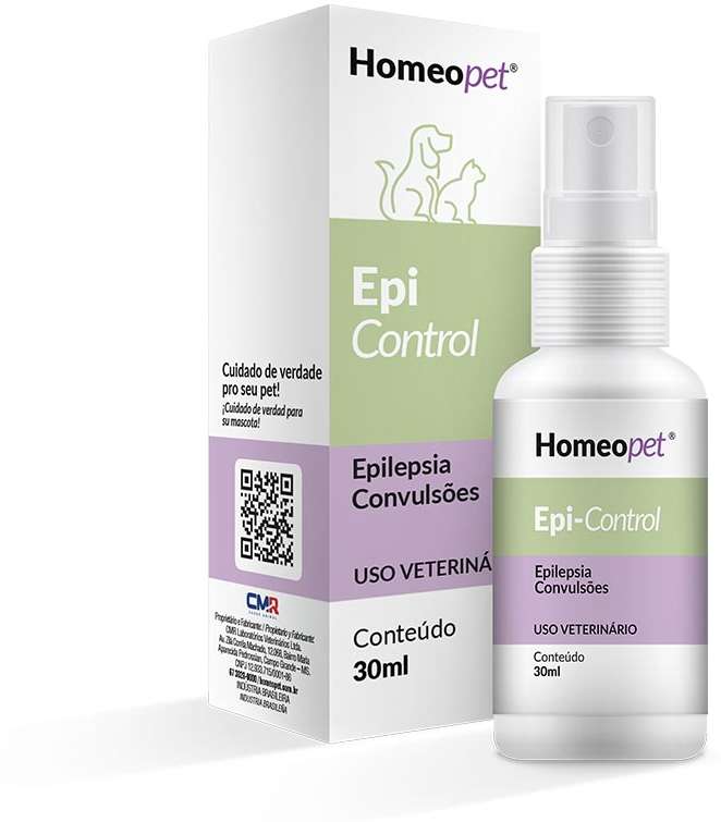 Sistema de Terapia Homeopet Epilepsia e Convulsões Epi Control - 30 mL