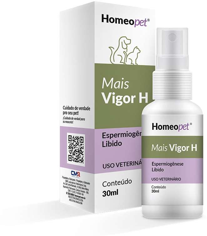 Sistema de Terapia Homeopet Estímulo de Reprodução Mais Vigor H - 30 mL