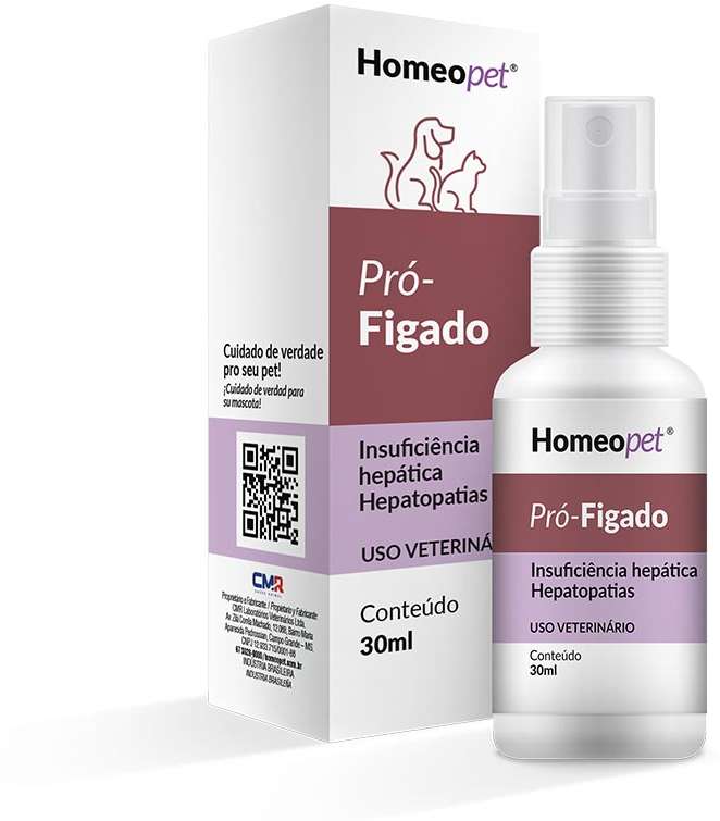 Sistema de Terapia Homeopet Doenças do Fígado Pró-Fígado - 30 mL