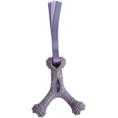 Mordedor Kroco Wishbone Texturizado Wood Marrom para Cães