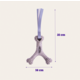 Mordedor Kroco Wishbone Texturizado Wood Marrom para Cães