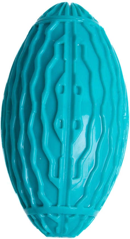 Brinquedo Kroco Bola de Rugby Azul Claro para Cães - Tam. Único