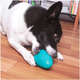 Brinquedo Kroco Bola de Rugby Azul Claro para Cães