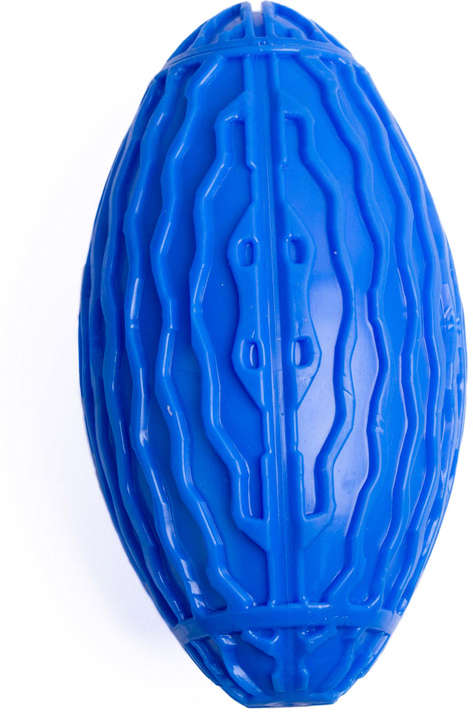 Brinquedo Kroco Bola de Rugby Azul para Cães - Tam. Único