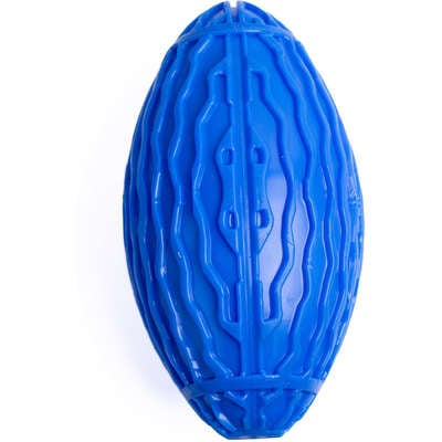 Brinquedo Kroco Bola de Rugby Azul para Cães