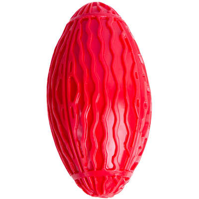 Brinquedo Kroco Bola de Rugby Vermelho para Cães