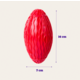 Brinquedo Kroco Bola de Rugby Vermelho para Cães