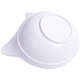 Comedouro Kroco Melanina Branco para Gatos