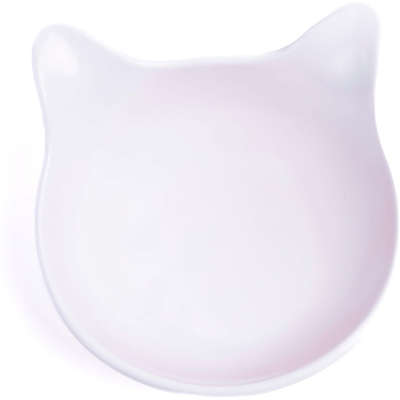 Comedouro Kroco Melanina Branco para Gatos