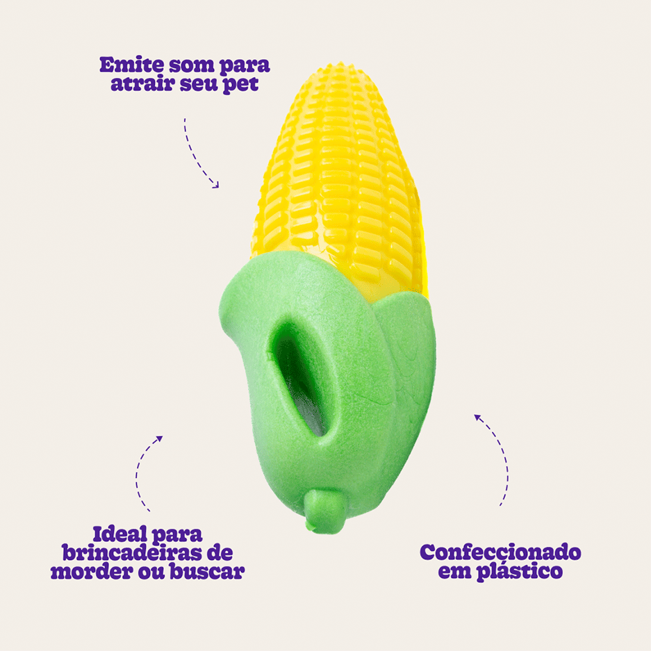 Brinquedo Kroco Milho para Cães - Tam. Único