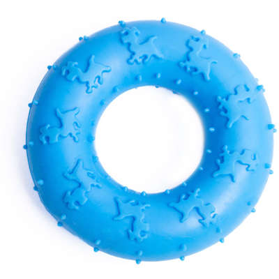 Mordedor Argola Kroco Azul para Cães