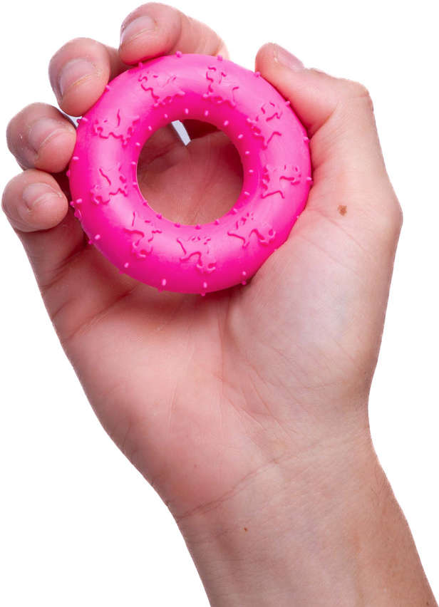 Mordedor Argola Kroco Rosa para Cães - Tam. Único