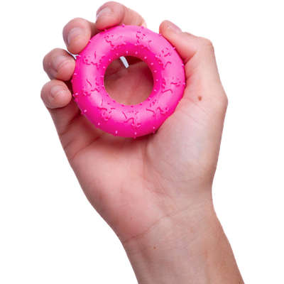 Mordedor Argola Kroco Rosa para Cães